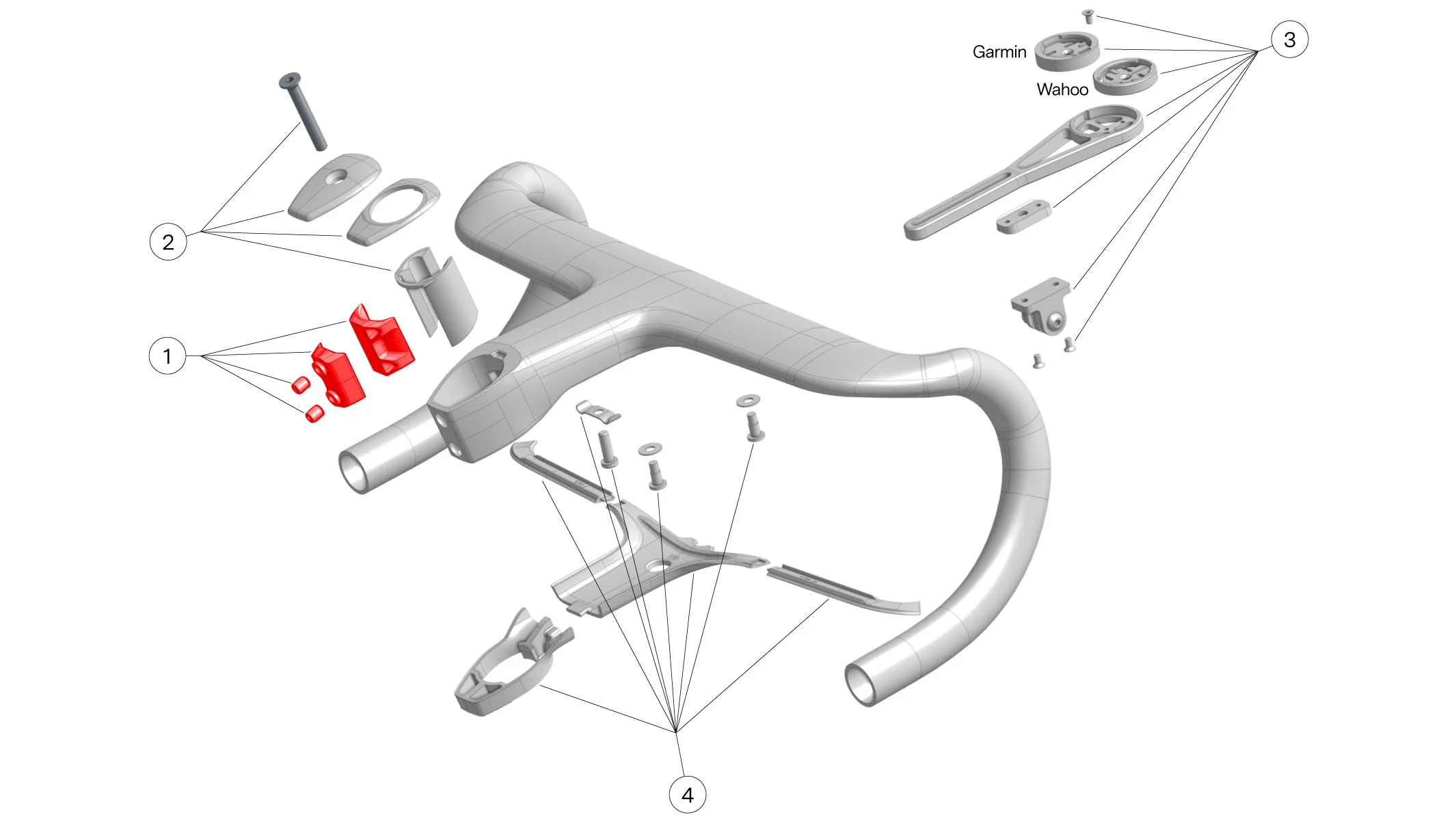 Cockpit ICS2 Carbon Aero Gen2 Clamp Kit - Image 2